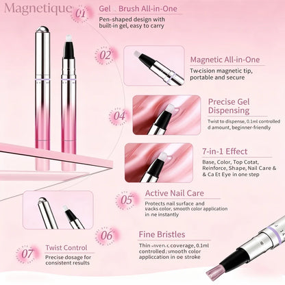 7-In-1 Magnetic Cat Eye Nail Gel Pen Portable