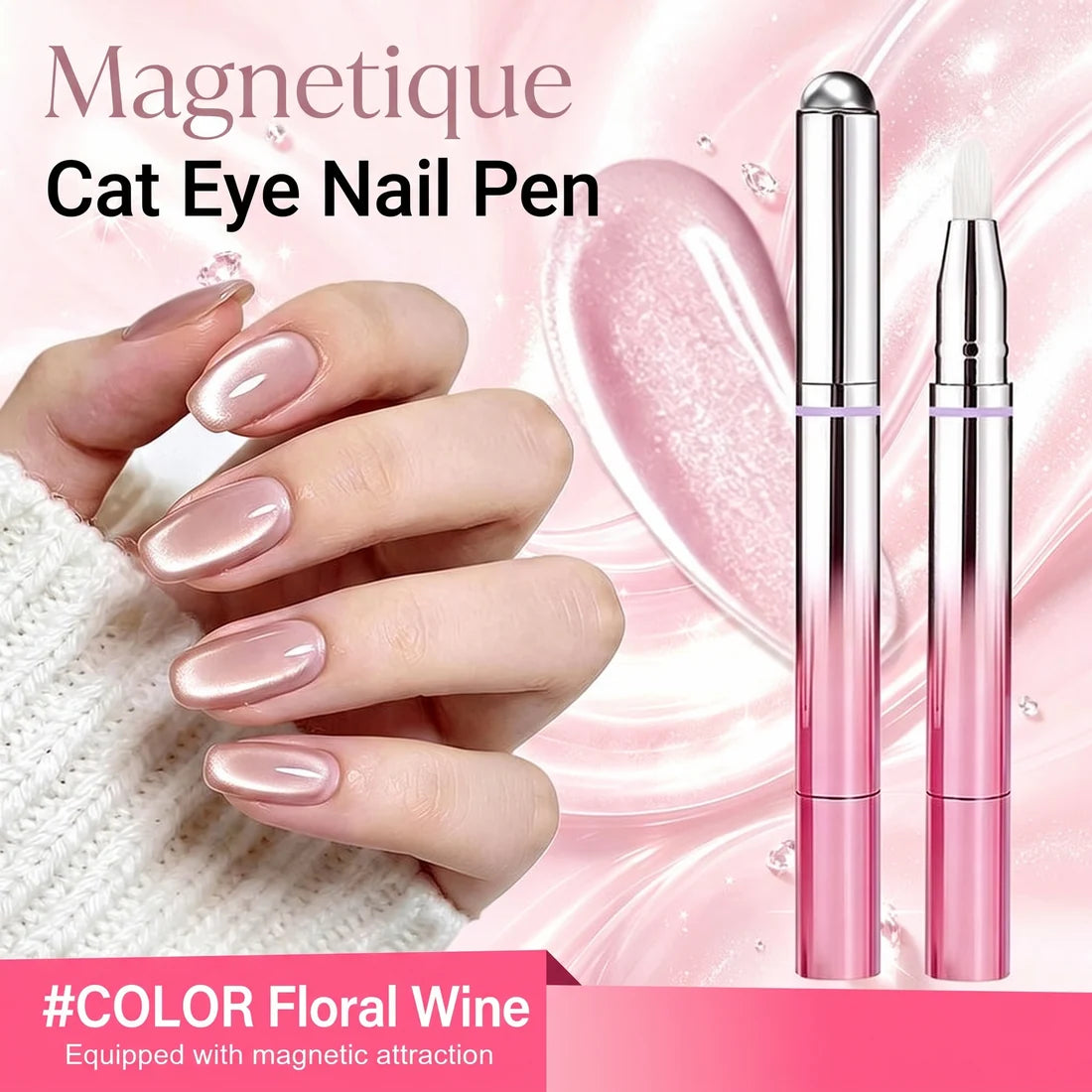 7-In-1 Magnetic Cat Eye Nail Gel Pen Portable
