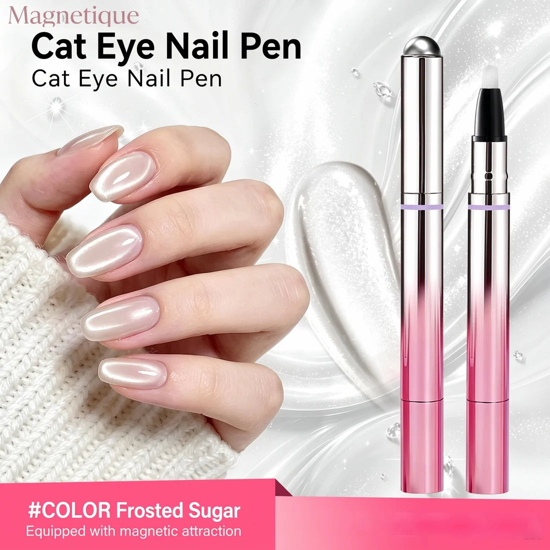 7-In-1 Magnetic Cat Eye Nail Gel Pen Portable