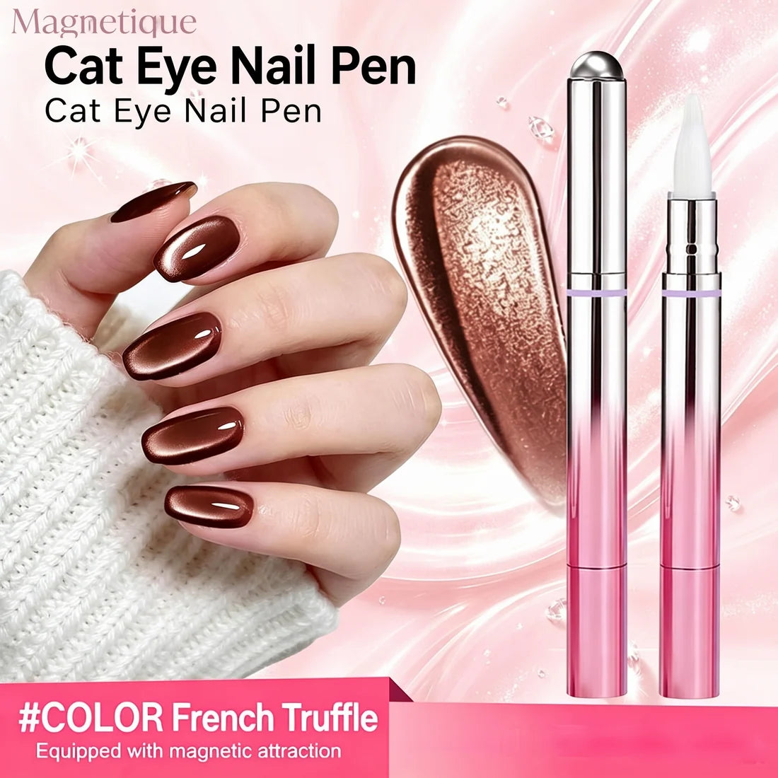 7-In-1 Magnetic Cat Eye Nail Gel Pen Portable