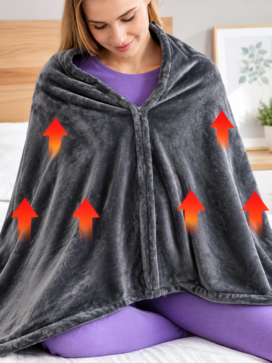 USB Heated Wearable Blanket