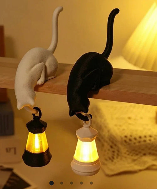 Hanging Cat Shelf Lantern