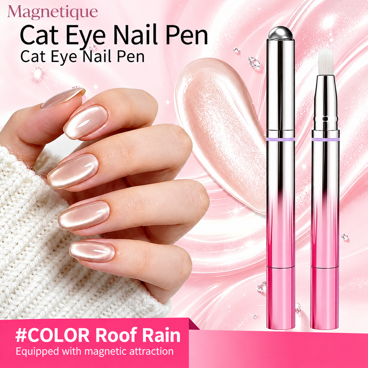 7-In-1 Magnetic Cat Eye Nail Gel Pen Portable